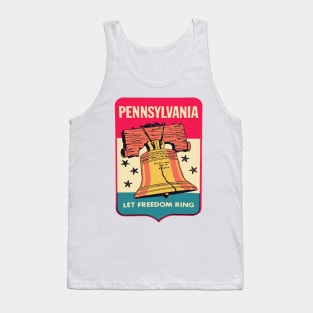 Liberty Bell Decal Design Tank Top